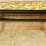 Coffee table formica flower & metal 1960