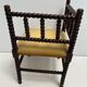 Corner chair wood turned 50s-60s