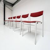 Ensemble de 6 chaises empilables par Gijs van der Sluis, 1970