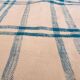 Vintage Haik checkered blanket from Morocco - 156 x 313 cm