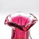 Organic Art Vase Josef Hospodka - Sommerso Ruby/Mandarin