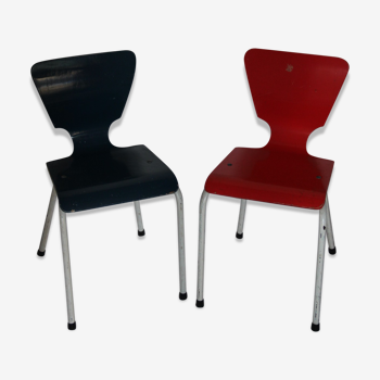 Deux chaises design scandinave
