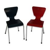 Deux chaises design scandinave