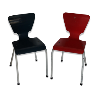 Deux chaises design scandinave