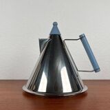Postmodern German stainless steel kettle by Fissler, 1980s.