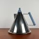 Postmodern German stainless steel kettle by Fissler, 1980s.