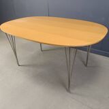 Superellipse Table by Bruno Mathsson and Piet Hein for Fritz Hansen