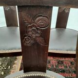 6 art deco period dining chairs