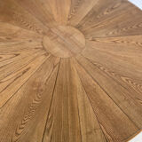 Handcrafted vintage round dining table