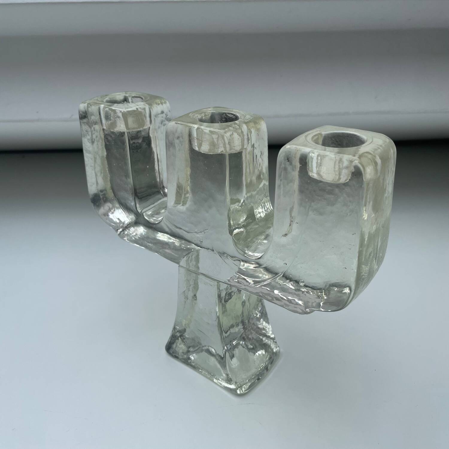 Bougeoir en verre, Pukeberg Suède