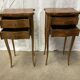 Pair of louis XV bedside tables in marquetry