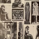 Photographic plate on Egypt from 1928