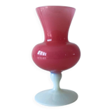 Pink opaline vase