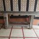 Old workbench of carpenter raw wood