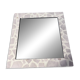 Miroir en travertin - fait main