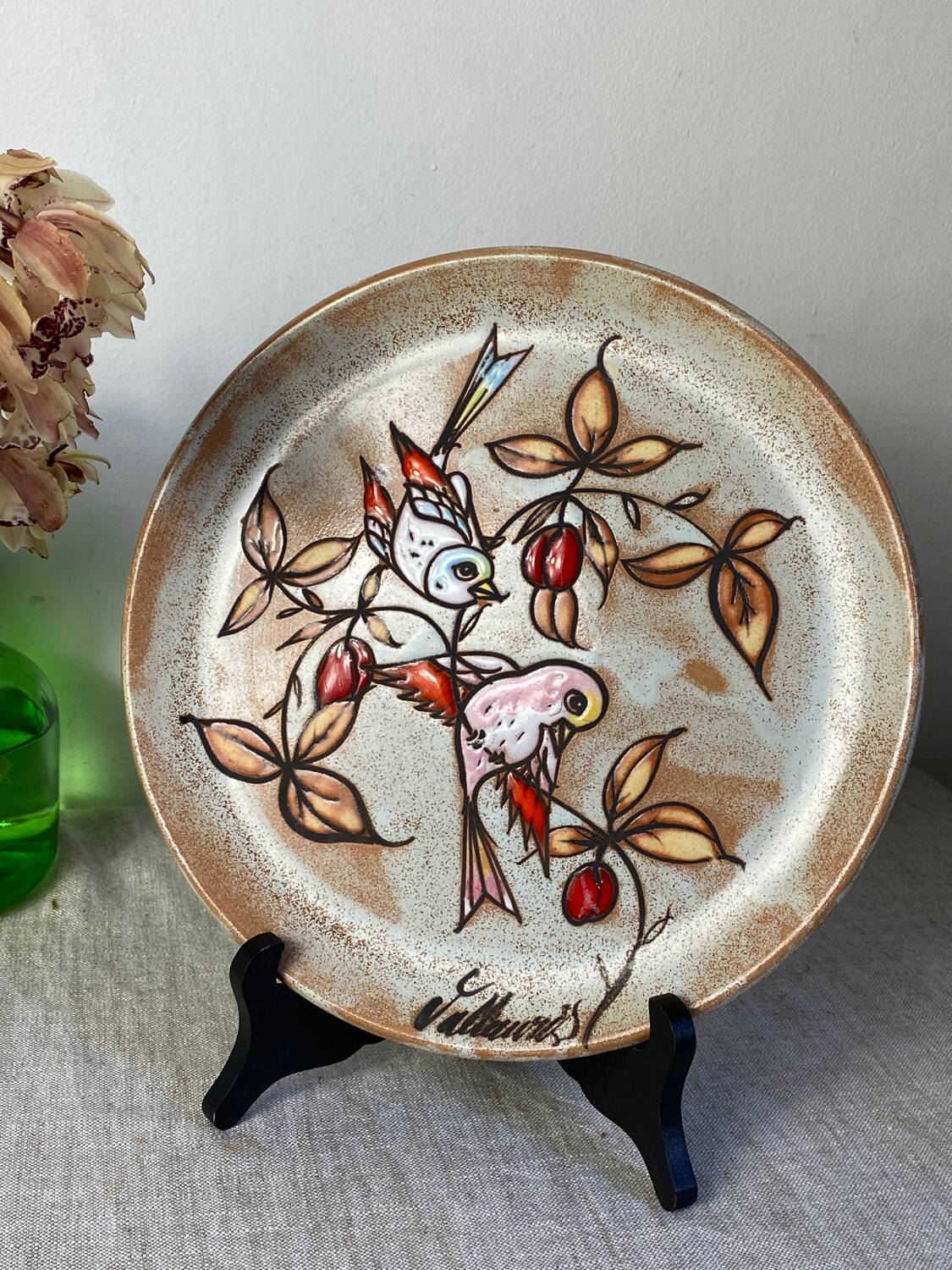 Vallauris ceramic plate