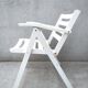 Folding wooden garden chairs Foppapedretti Vintage Italy