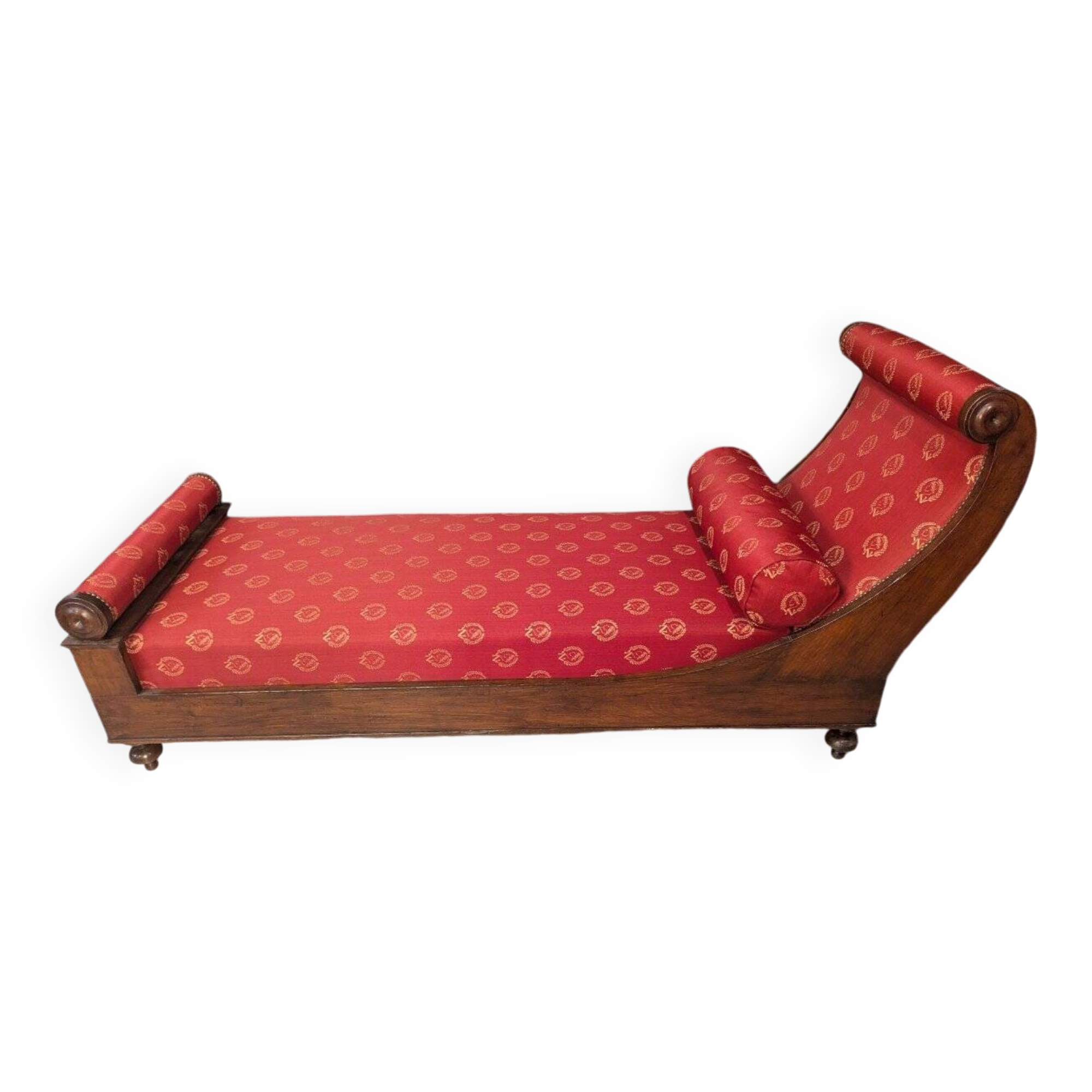 Empire period meridian in mahogany.