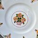 Plat à gâteaux art déco en faience (objet publicitaire années 30 à 50)