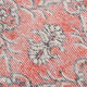 Floral red turkish runner rug, 324x90cm