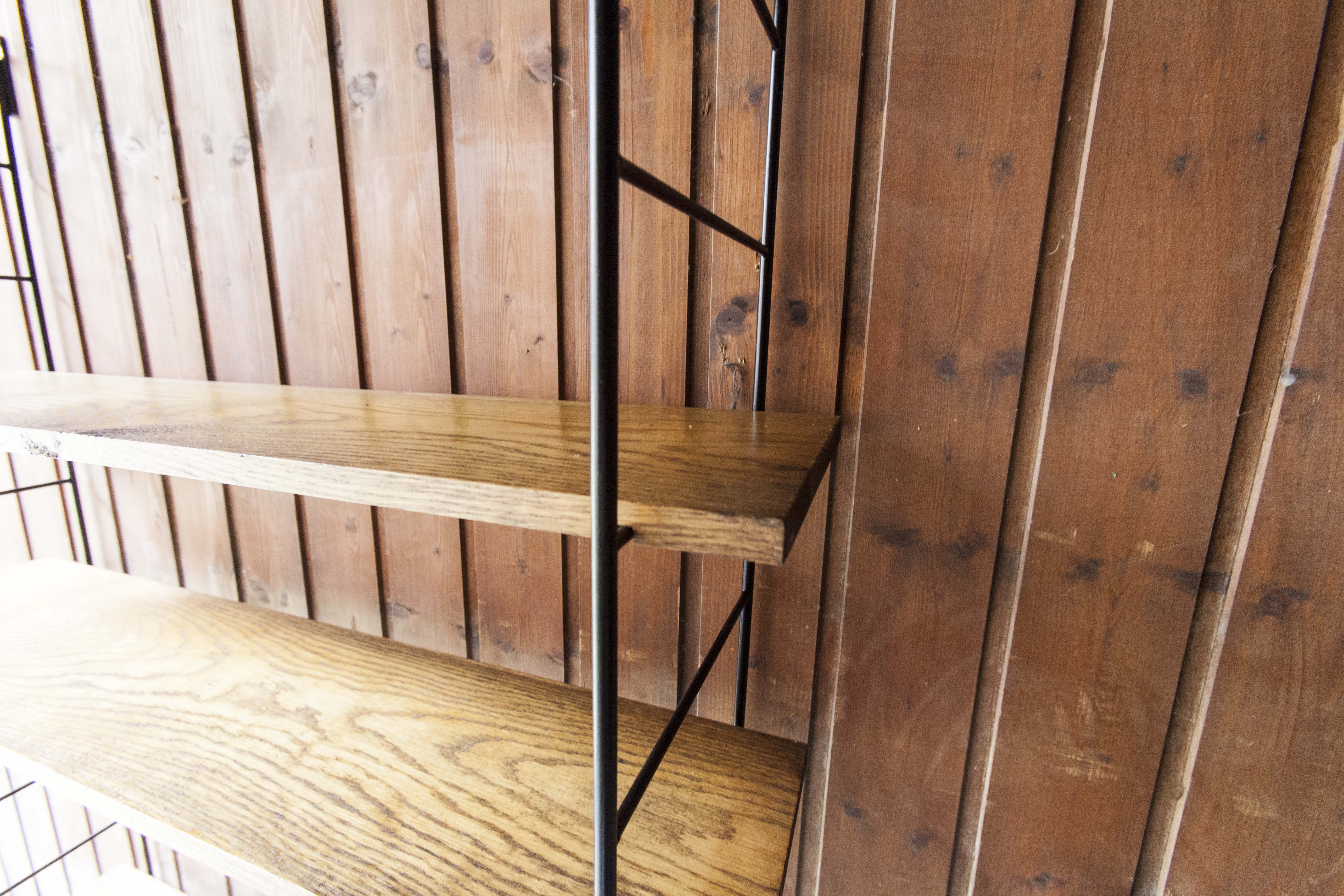 Black Thong and solid beech shelf