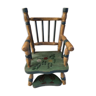 Chaise en bois de type régionale