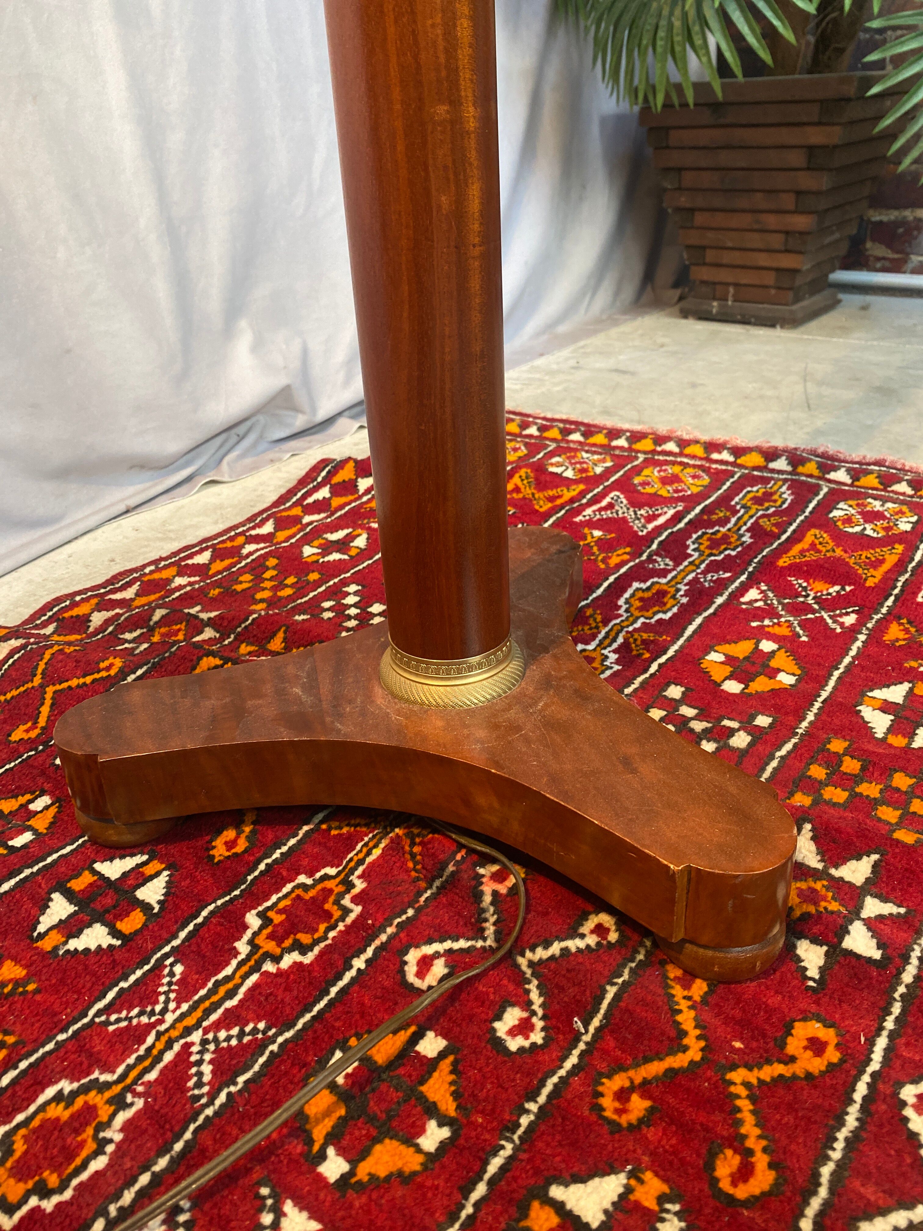 Lamp with Empire style lampshade