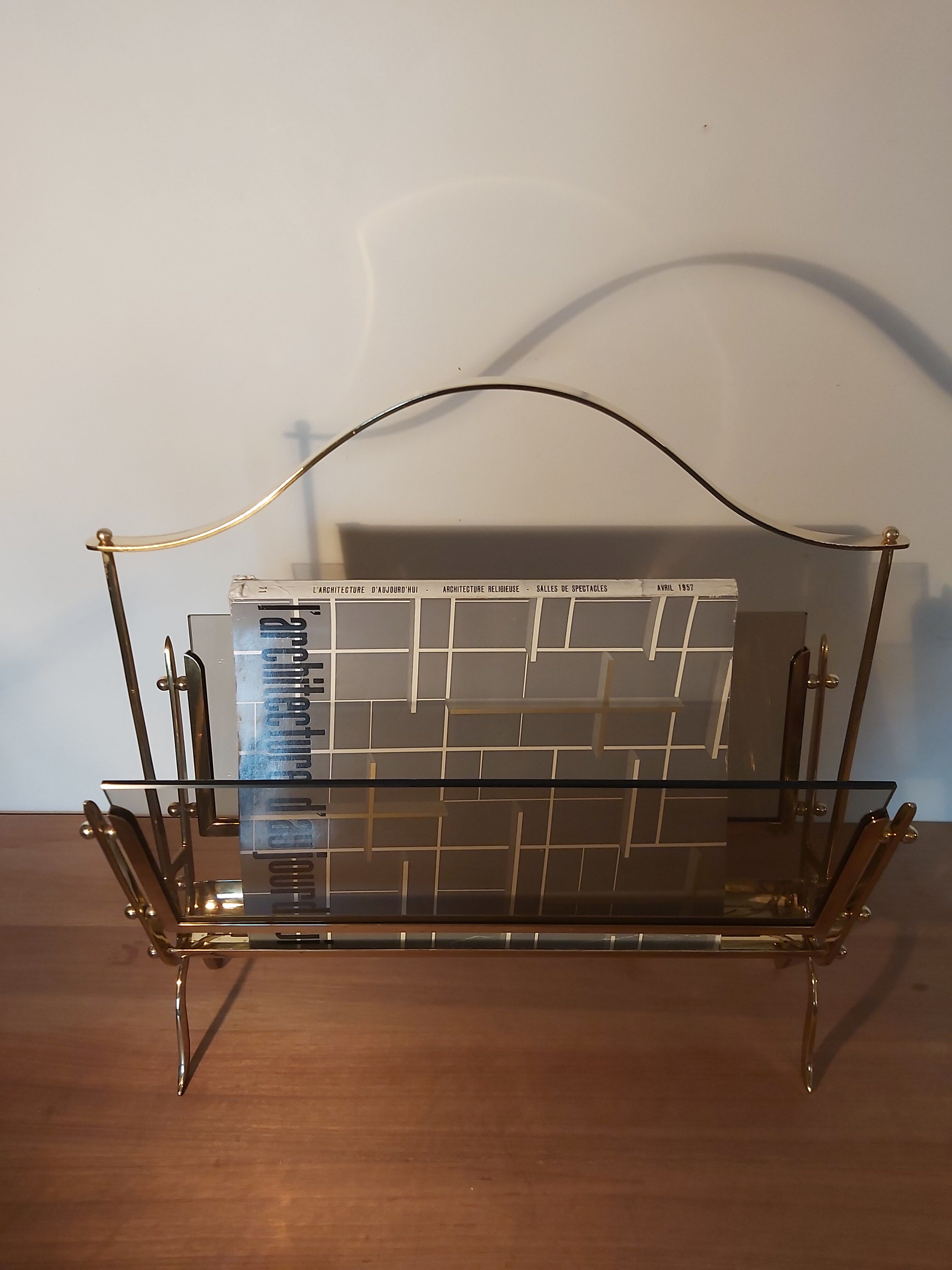 Italian style magazine rack from the 60s