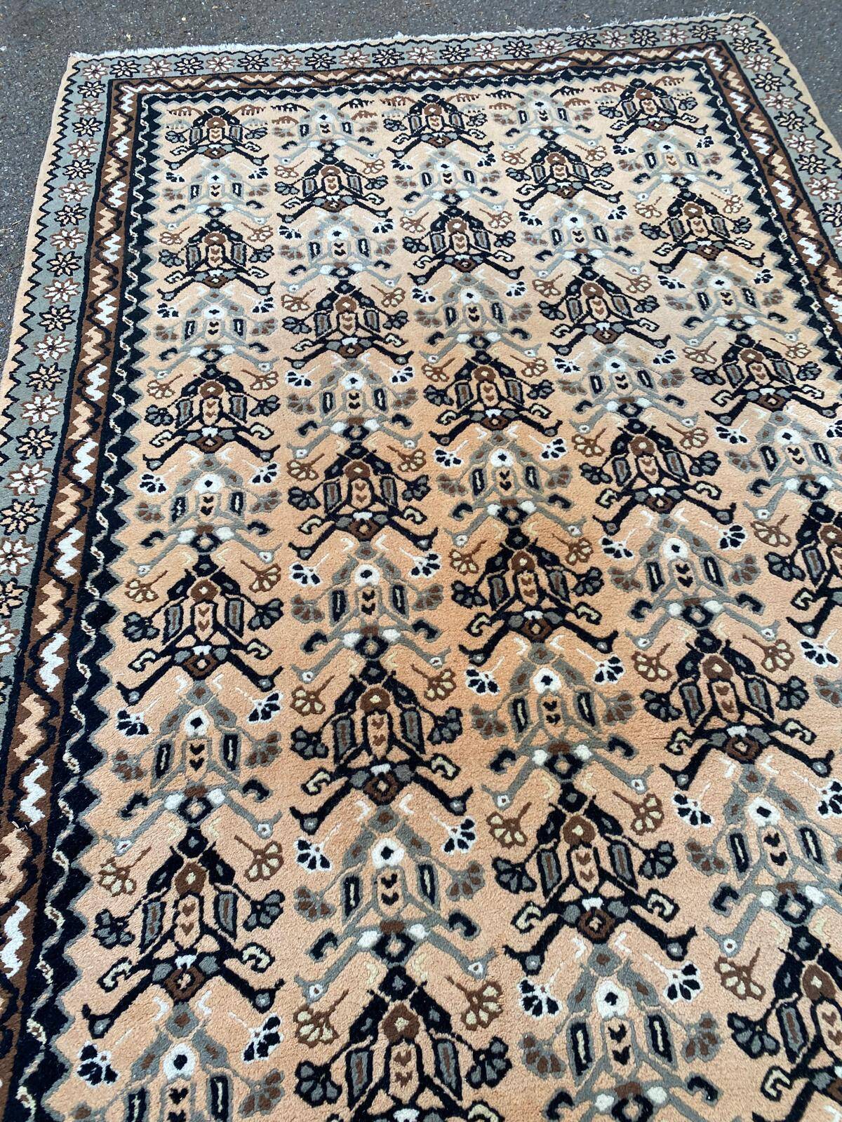 Tapis persan en laine noué à la main 150x250cm