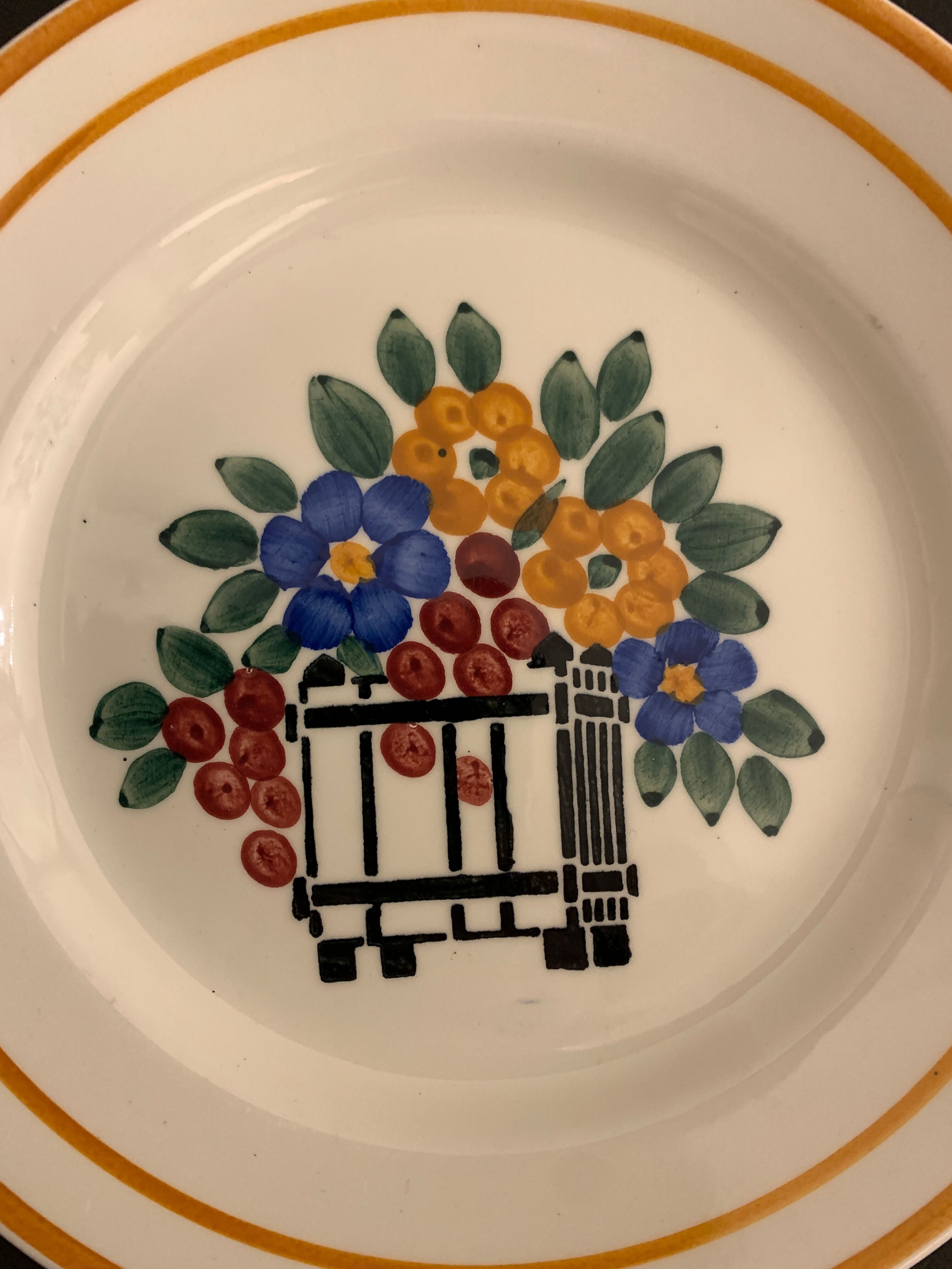 10 flat plates model Fleuri, HBCM, 1950