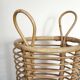 Bamboo and rattan umbrella stand, 1950s
