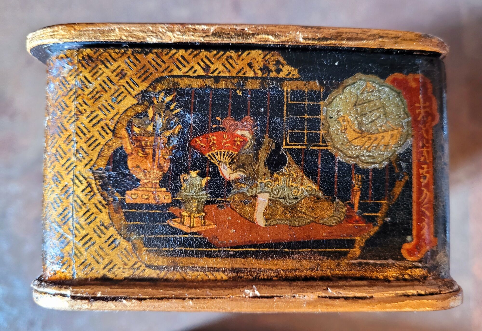 Old Vintage Boxes NINETEENTH in lacquer Asia China