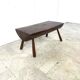 Solid wooden brutalist coffee table, 1960s