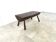 Solid wooden brutalist coffee table, 1960s