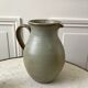 Service pitcher and its 6 matching cups of vintage sandstone