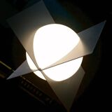 Vintage space age Little Boy globe lamp.