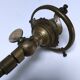 Articulated wall light glass Holophane brass porcelain