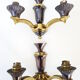 Paire d'appliques en bronze des années 50