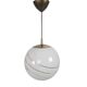 Massive - Hollywood Regency - spherical pendant lamp - opaline - Belgium