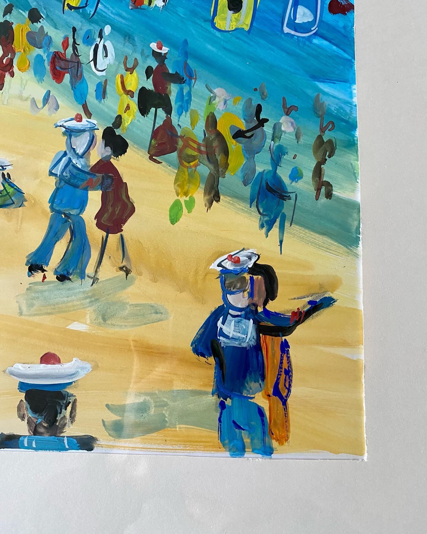 Gouache on paper signed Pito, dated 1972