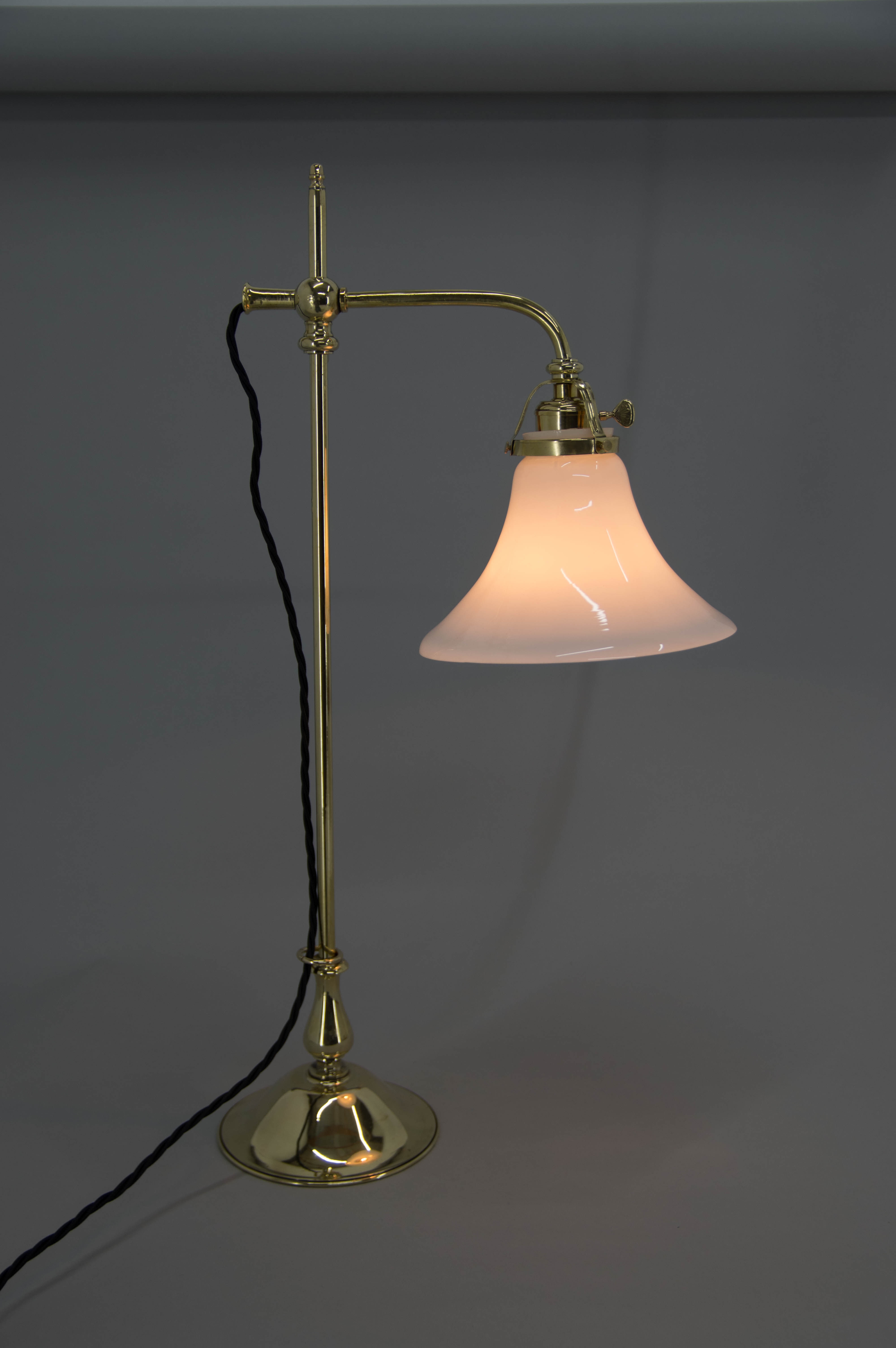 Art Nouveau Table Lamp, 1910s, Restored