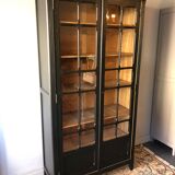 Old glass-enclosed Parisian wardrobe