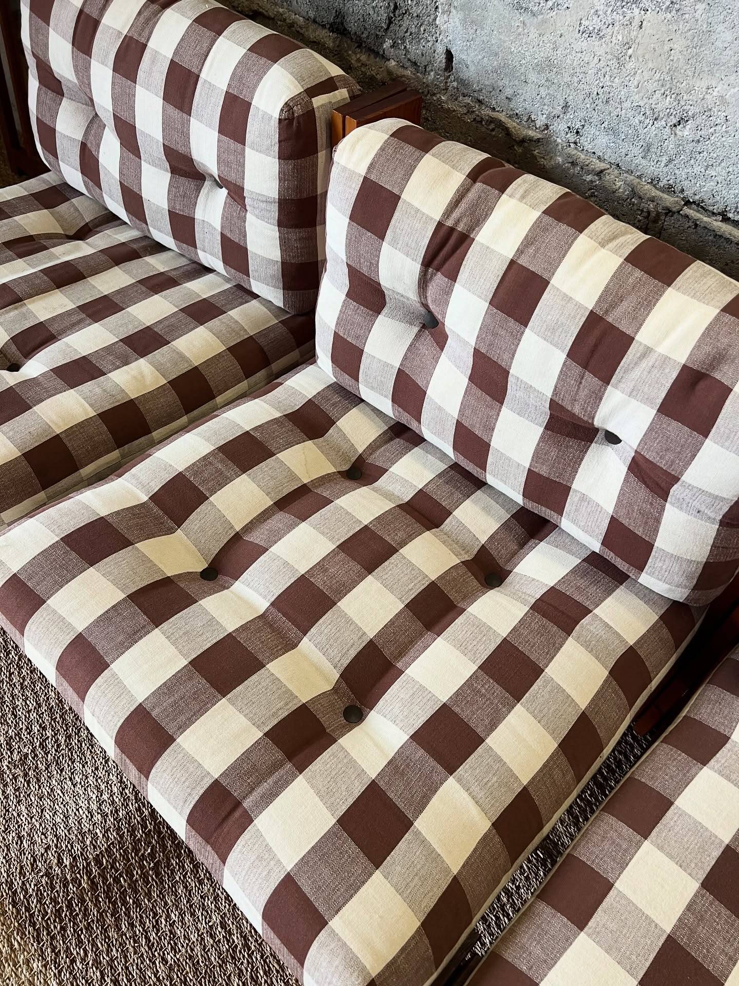 3 vintage wooden armchairs/lounges