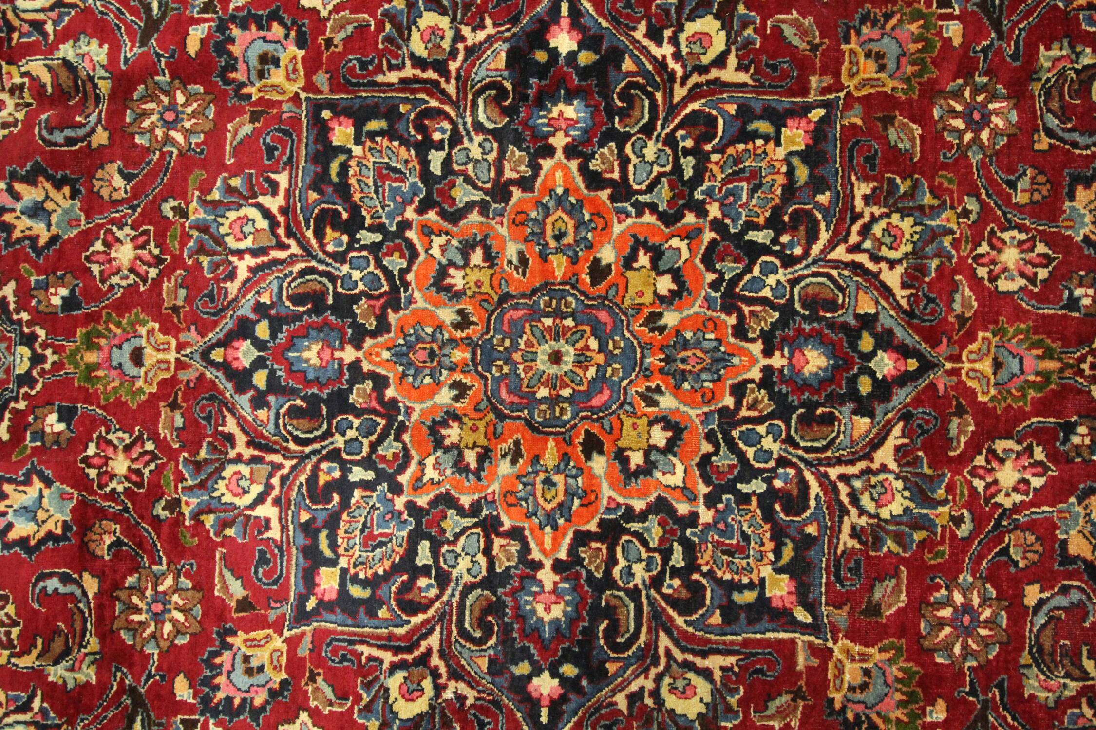Tapis persan vintage tissé à la main Traditionnel Khorasan Area Rug- 242x343cm