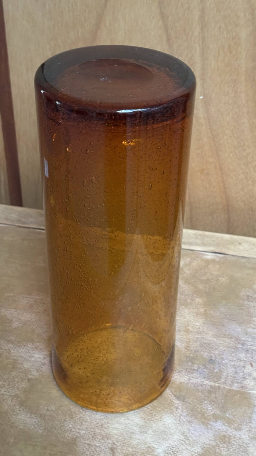 Vase tube années 70