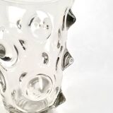 Picot vase, glass, 70s, space age