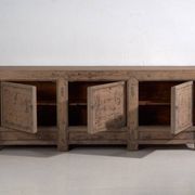 Antique elm buffet with three doors – Shanxi, circa 1920