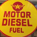 Enamelled plate Motor Diesel