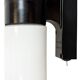 Industrial Brown Bakelite Wall Light with Milk Glass, 1960s