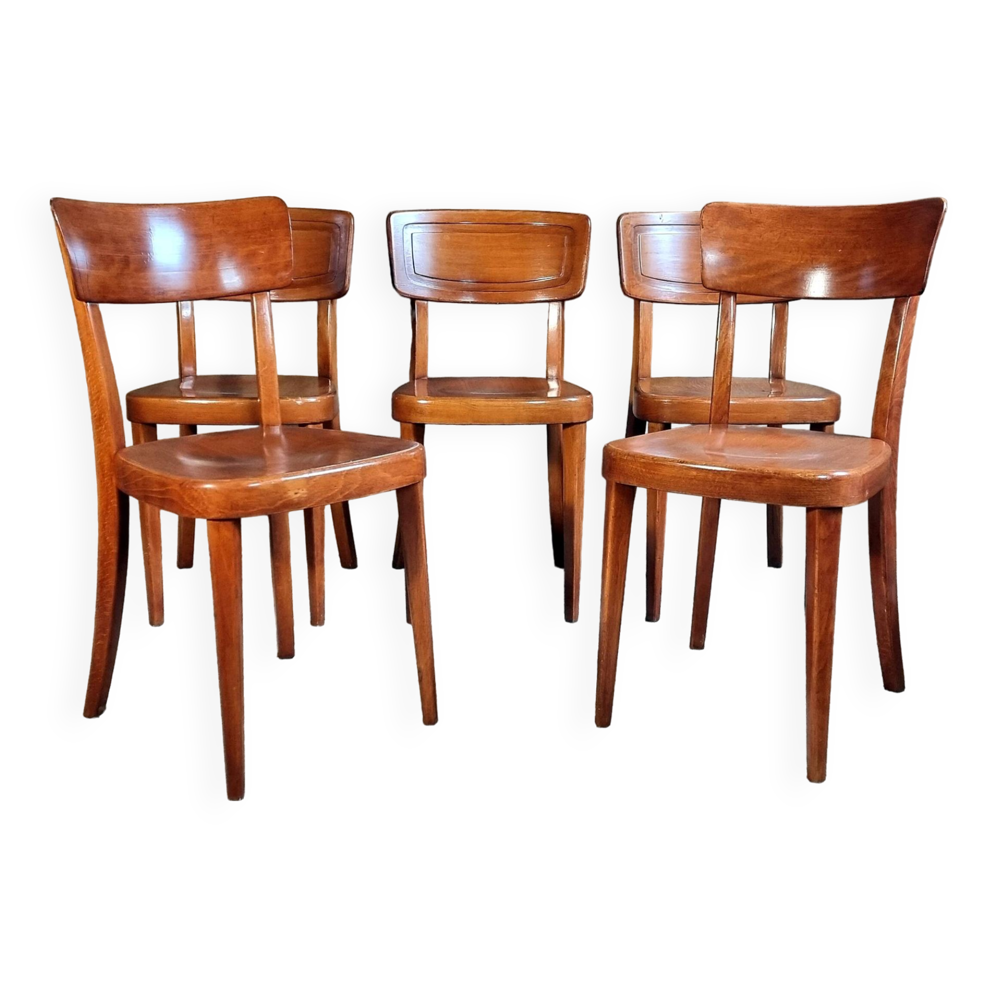 5 Horgen-Glaris bistro chairs from the 60s
